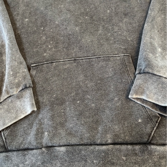 PINK Victoria's Secret Hawaii Charcoal Acid Wash Campus Hoodie Size Medium - Picture 8 of 10